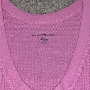Brandy Melville Tops - PINK THERMAL TANK Brandy Melville Tops - PINK THERMAL TANK